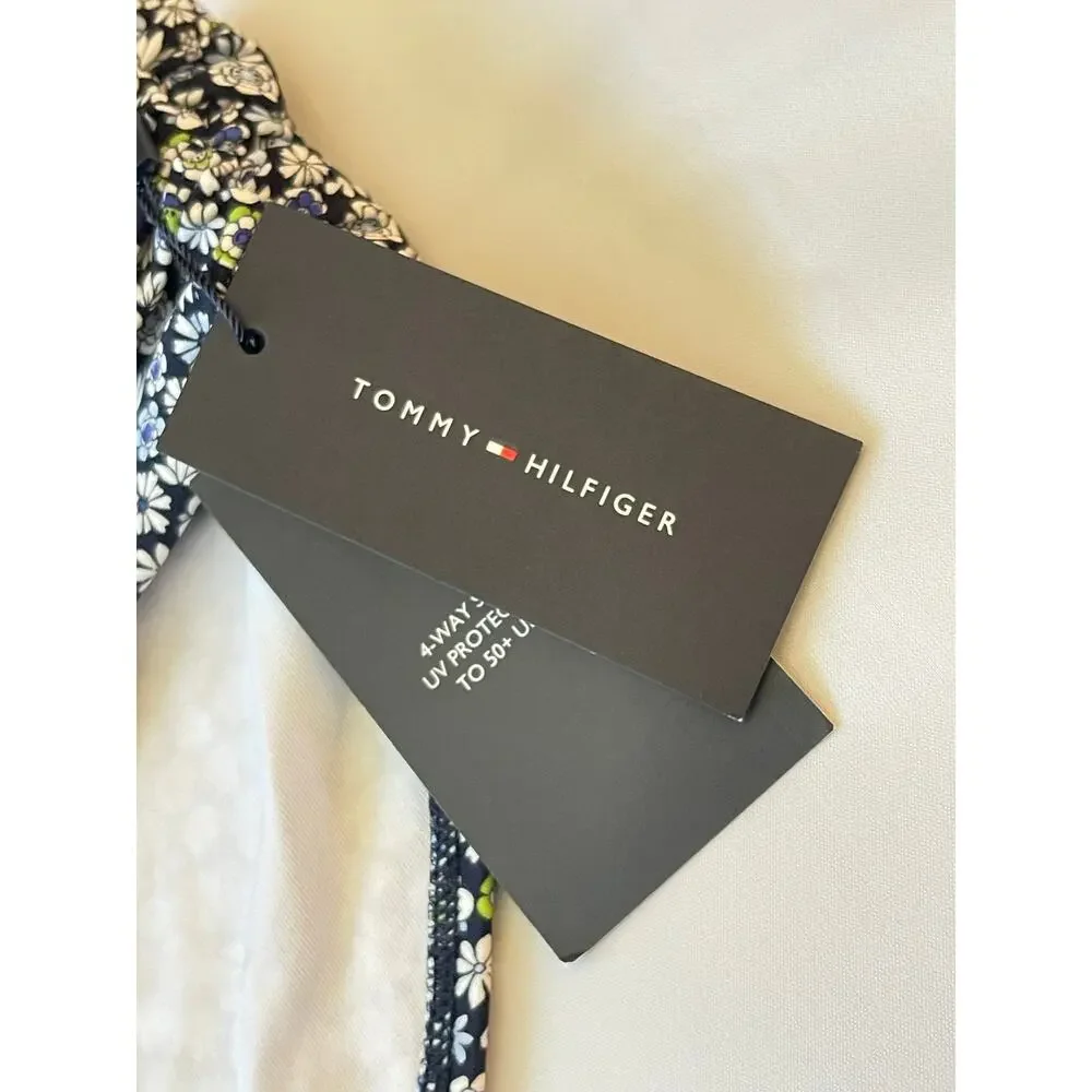 NWT Tommy Hilfiger Womens Floral Swim Bikini Small